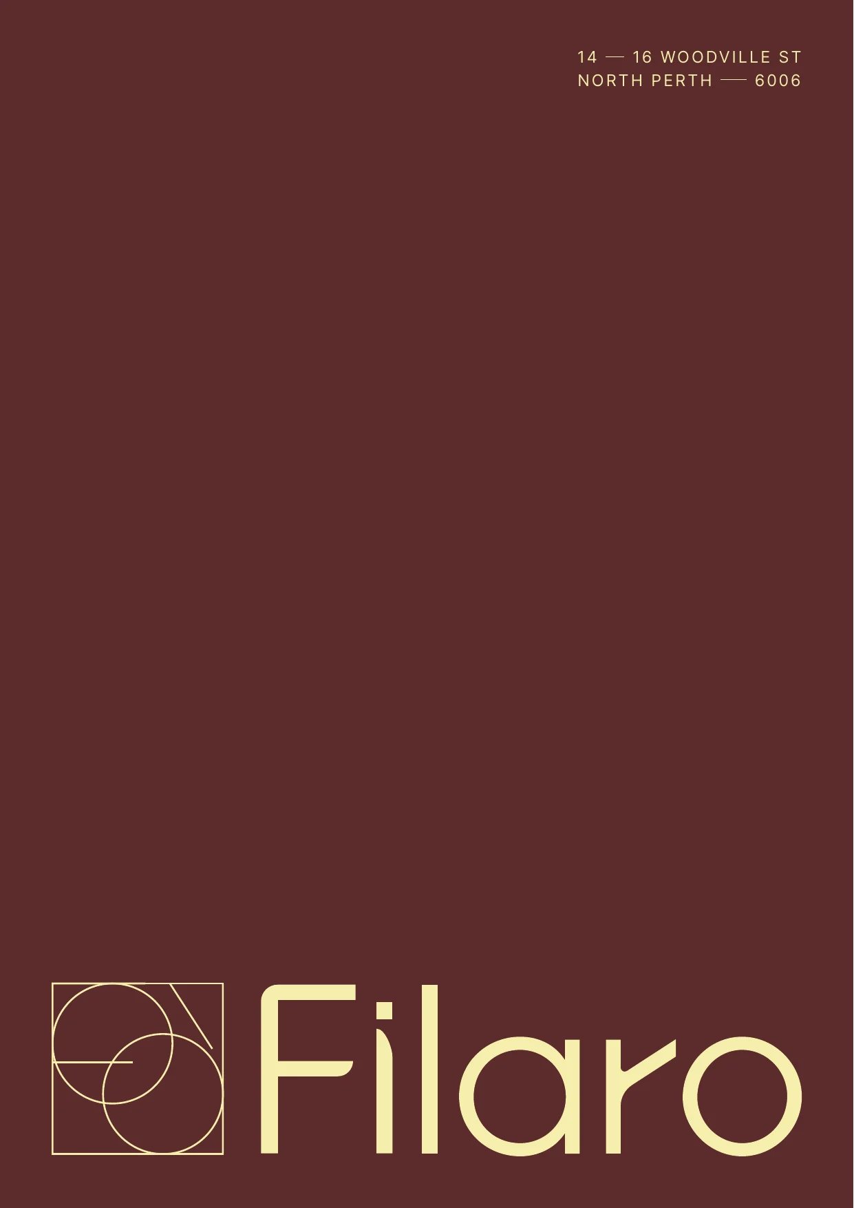 Cover of the Filaro Residences brochure