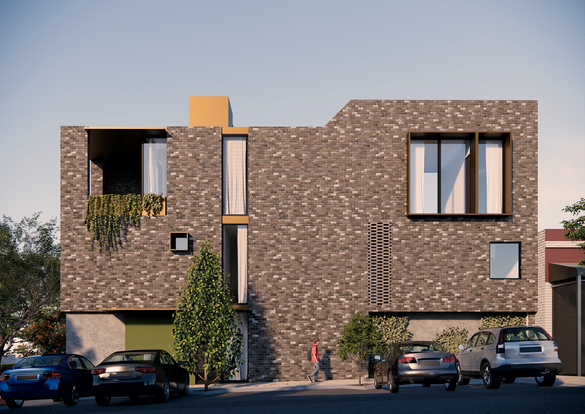 End elevation